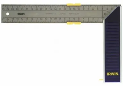 IRWIN Winkelmesser gerade 300 mm Aluminium mit Stahlarm