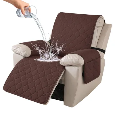 Immagine prodotto di Copertura per poltrona reclinabile con elastico, colore caffè