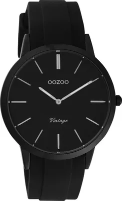 Produktbild von Oozoo Armbanduhr dunkelblau Edelstahl C20102 Vintage Damen Quarzuhr UOC20173
