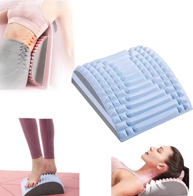 Produktbild von Welikera Bauchmuskelmaschine Rückenstrecker, Taillenmassage Stretcher Back Wirbelsäulenstrecker, Blau