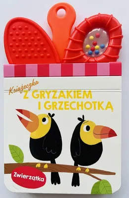 Produktbild von Buch mit Beißring und Rassel - Tiere