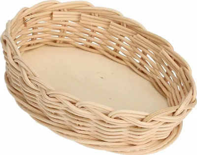 Image de La Porcellana Bianca panier en osier pour plat a four ovale de 18 cm P600000010