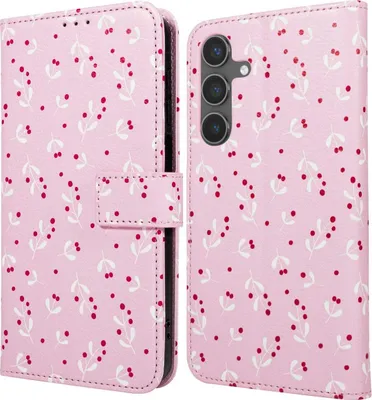 Produktbild von imoshion Design Klapphülle Samsung Galaxy S25 FE - Blush Berries