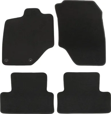 Image de Tapis De Sol De Qualité Supérieure Noir Pour Peugeot 3008 Pour 2024 4pcs, Ajustement Précis, Base Antidérapante, avec Attaches