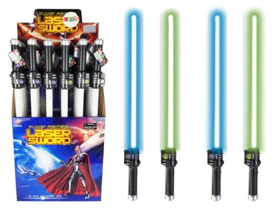 Produktbild von Space Lichtschwert Battle Sound Grün Blau 67cm
