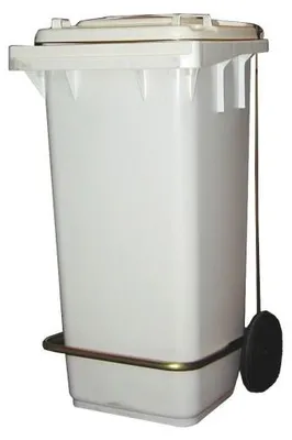 Image de Collecteur de Déchet Mobile et Pédale - 240 Litres - Combisteel