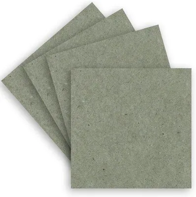 Image de Cartes de bricolage en papier kraft, 15 x 15 cm, gris
