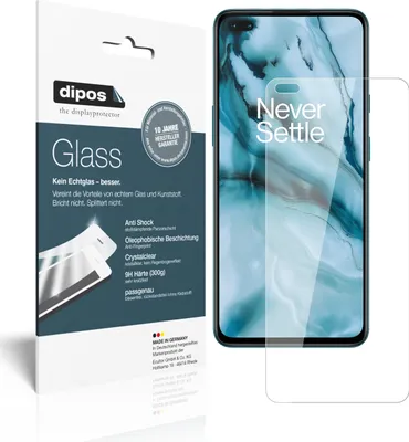Obrázek produktu pro 2x ochranná fólie pro OnePlus Nord - Anti-Shock 9H fólie dipos Glass plastové sklo