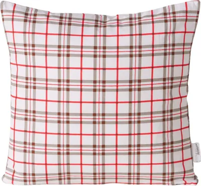 Produktbild von Boltze Gruppe Kitzbühl Kissen beige/rot 40x40cm (1 Stück)