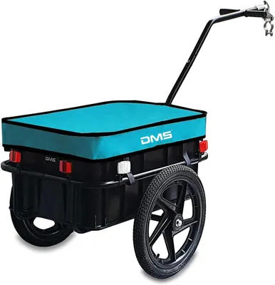 Produktbild von DMS 2in1 Lastenanhänger Handwagen 70L Transportwagen Fahrradanhänger Anhänger
