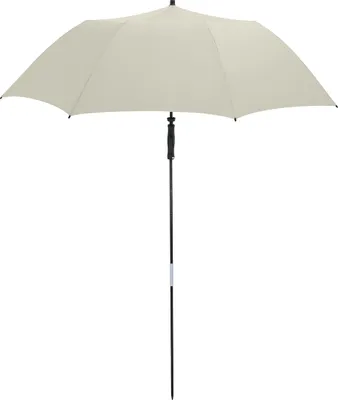 Produktbild von FARE Strand-Sonnenschirm Travelmate Camper Lichtschutzfaktor UPF 50+ Koffertauglich Regenfest Fiberglas 725g, Farbe:Creme