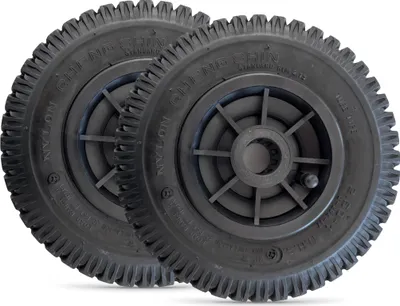 Produktbild von Kleiner Luftreifen 2er Set für Bollerwagen, Sackkarren, Schubkarren - Hochleistungsluftreifen im Format 210 x 65 mm
