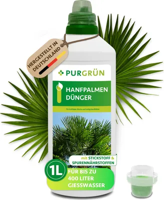 Produktbild von Purgrün Hanfpalmen Dünger | Flüssigdünger für Wachstum | 1L