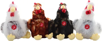 Image de Son de poule/de coq en peluche 22 cm