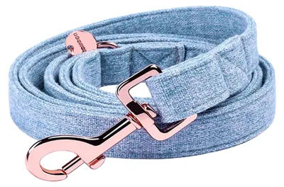 Produktbild von Hundeleine in Blau für Haustiere, Verstellbare und Bequeme Leine für Kleine und Mittelgroße Hunde