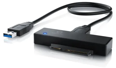 Zdjęcie produktu dla Kabel konwertera Aplic USB 3.0 na SATA z zasilaczem - dyski twarde i napędy SATA 1/2/3 - UASP