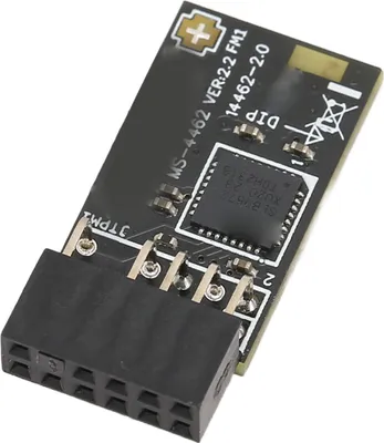 Zdjęcie produktu dla Moduł TPM2.0 TPM SPI 12-pinowy moduł bezpieczeństwa szyfrowania z SLB 9672 dla płyt głównych MSI dla Windows 10 11