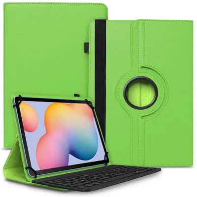Produktbild von Tablet Tasche Tastatur für Samsung Galaxy Tab S11 S10 S9 FE Hülle Schutzhülle BluetoothFarbe Uni 360 Taschen:Grün