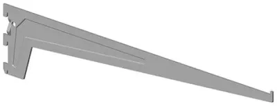 Immagine prodotto di Portaoggetti a 1 fila, con 3 ganci, lunghezza 600 mm, colore argento