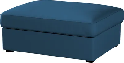 Produktbild von Dekoria Bezug für Kivik Hocker, marinenblau , Bezug für Hocker Kivik