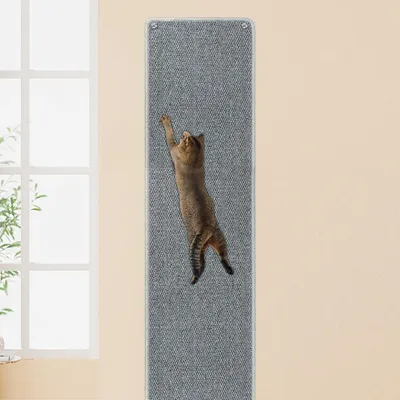 Kratzmatte für Katzen, 180x40 cm, extra groß, mit 16 Nägeln