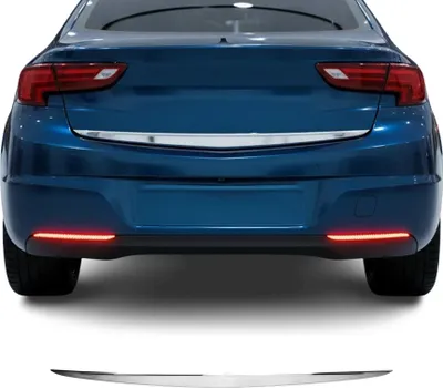 Image de Garniture de Hayon Coffre pour Opel Astra K 2015-2019 acier inox