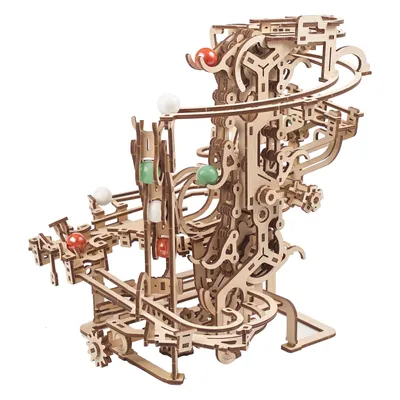 Immagine prodotto di Puzzle 3D, Catena di sollevamento per biglie, Ugears, legno, 400 pezzi