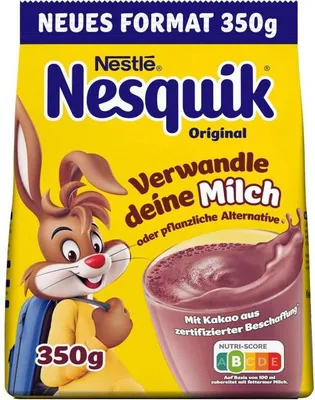Produktbild von Nesquik Original Kakao lösliches Kakaopulver Nachfüllbeutel 350g