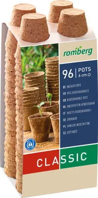 Produktbild von Romberg 96 Anzuchttöpfe Ø 6 cm biologisch