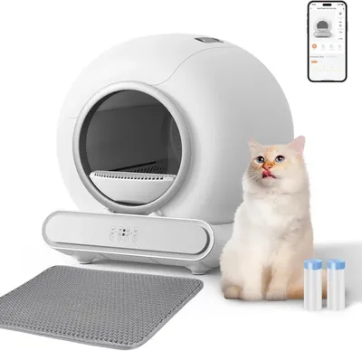 Produktbild von Automatische Katzentoilette - Selbstreinigungstoilette für Katzen - Intelligente Katzentoilette - Elektrische Katzentoilette