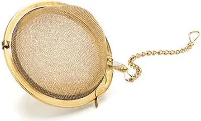 Produktbild von Tee-Ei Marisol aus Edelstahl goldfarben Ø 6,5 cm