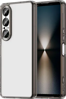 Image de Étui pour Sony Xperia 1 VII - Coque arrière Phonesta HybridAir - Noir
