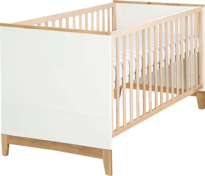 Produktbild von roba Kombi-Kinderbett 'Finn', höhenverstellbar, mitwachsend, 3 Schlupfsprossen, 70x140 cm, umbaubar