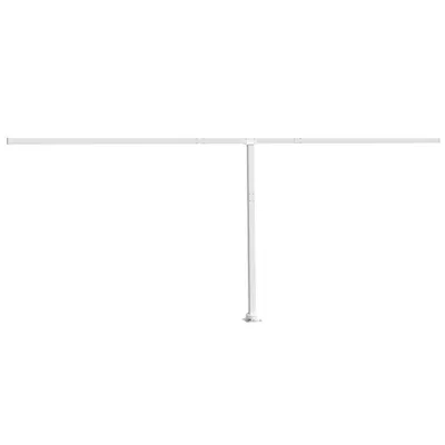 Imagen del producto de Pilares para toldo, color blanco, 600 x 245 cm, hierro