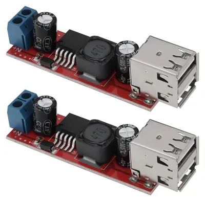 2x DC-DC Step-down Modul 6-40V auf 5V/3A Dual USB