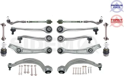 Produktbild von SIDEM 37852 Querlenker Reparatursatz für AUDI A4 Avant (8K5, B8) Vorne