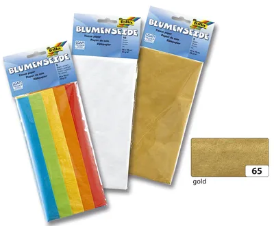 Immagine prodotto di Folia 90065 Seta floreale - 50 x 70 cm, 26 fogli, oro