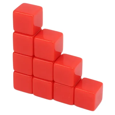 Obrázok produktu pre Zápis na kocky, prázdne kocky, sada kociek 16 mm, výučba kociek, sada kociek pre domácich majstrov, sada kociek so 6 stranami