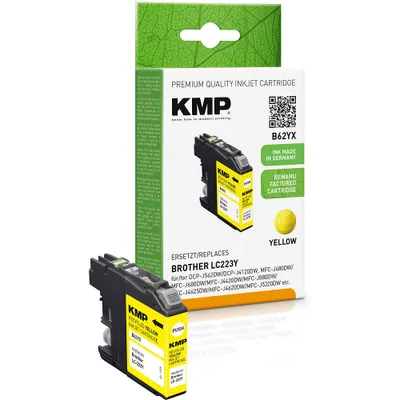 Imagen del producto de KMP 1529,4009 KMP B62YX Tintenpatrone yellow kompatibel mit Brother LC-223 Y
