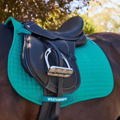 Image de Tapis de selle Weatherbeeta Prime Air-Tec All Purpose, couleur : turquoise foncé, taille : L