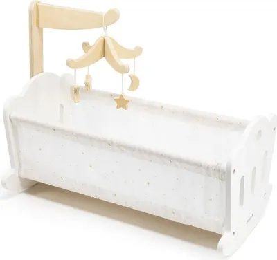 Obrázek produktu pro Dřevěná postýlka kolébka pro panenky Viga