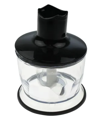 Produktbild von Braun MQ 30, Mixer-Schneidebehälter, 0,5 l, Edelstahl, Schwarz, MultiQuick 3 / MultiQuick 3 Vario / MultiQuick 5 / MultiQuick 5 Vario / MR5 series / MultiQuick 7..., Bisphenol A (BPA)