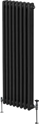 Zdjęcie produktu dla Tradycyjny grzejnik 3-kolumnowy - 1800 x 382 mm - Czarny