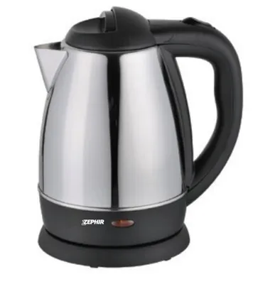 Produktbild von Zephir ZHC91 Wasserkocher 1,2 l 1400 W Schwarz, Edelstahl
