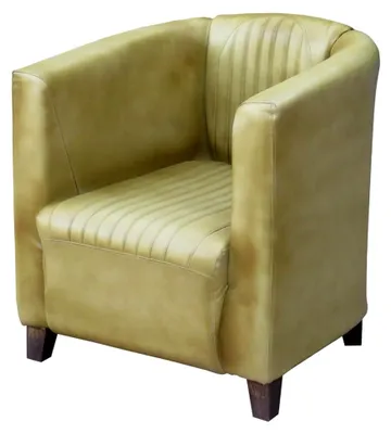 Produktbild von DECO Sillón de polipiel Blanco 80x70x70