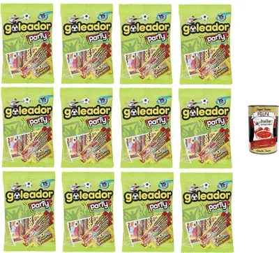 Produktbild von Goleador Party Mix Packung mit 15 Stück 12 x 143gr+ Italian Gourmet polpa 400g
