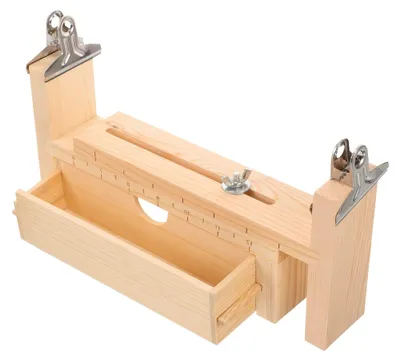 Produktbild von Selbstgemacht Webwerkzeug Satz Flechtwerkzeug Armbandmacher Holz Seilhalter für Schlüsselbänder und Armbänder Bastelset für Makramee Schmuckherstellung