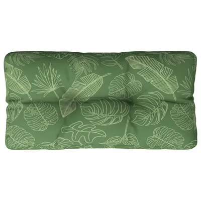 Immagine prodotto di Cuscino per Pallet con Motivo a Foglie 70x40x12 cm in Tessuto