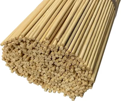 Produktbild von Bambusstäbe Set, 500 Stück, 3 mm x 50 cm, spitz, für Bastelarbeiten