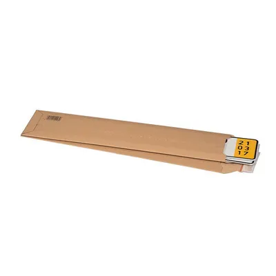 Produktbild von 25x Versandtaschen für KFZ-Kennzeichen 140x590mm bis Höhe 50mm